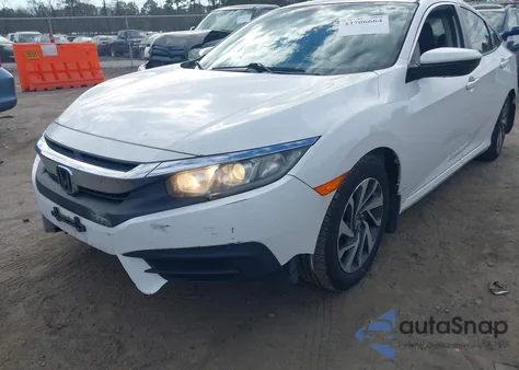 2018 Honda Civic Ex from USA, damaged, VIN 19XFC2F75JE044246